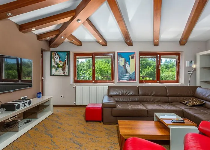 Vila With Pool, Jacuzzi, Sauna, Fitness, Playground & Wine Cellar Gostinjac